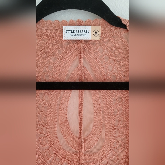 Rust Lace Layer Top - Picture 3 of 4